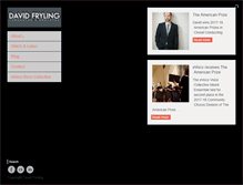 Tablet Screenshot of davidfryling.org